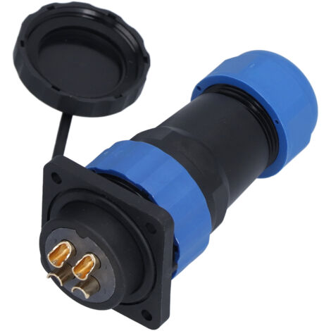 Connecteur Étanche Carré 4 Trous IP68 Prise Aviation 380V 45A pour Câble SP284 Broches