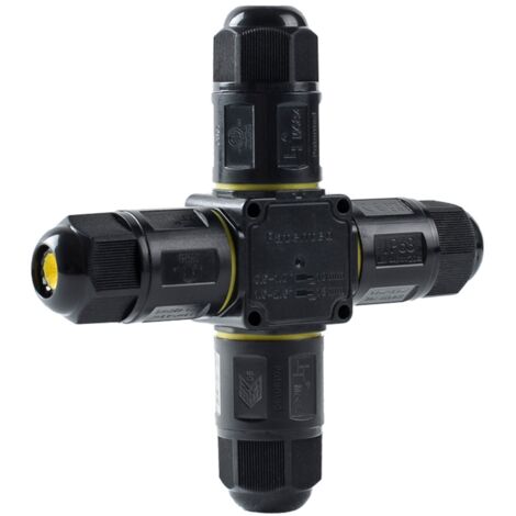 Connecteur étanche en X - 3P - IP68 - 0,5-2,5mm² - 24A -