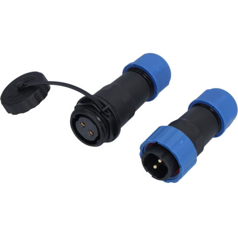Connecteur étanche SP202 380V IP68, fiche mâle/femelle à 2 broches pour aviation