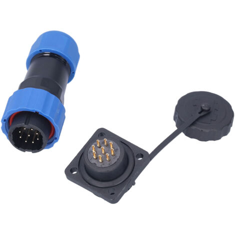 Connecteur étanche SP209 pour soudure, prise aviation 250V 5A, connexion industrielle robuste