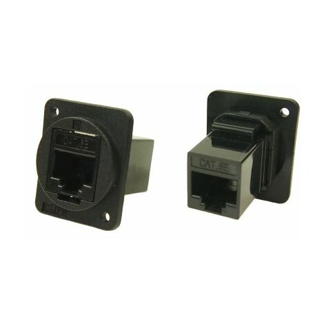 Connecteur Ethernet cat 5e RS PRO Femelle Montage panneau, ports ( Prix pour plateau de 25 )
