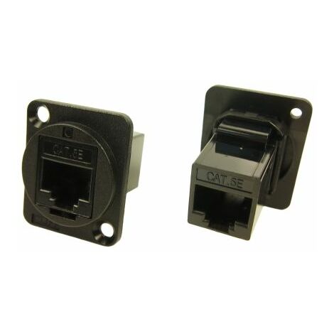 Connecteur Ethernet cat 5e RS PRO Femelle Montage panneau, ports ( Prix pour plateau de 25 )