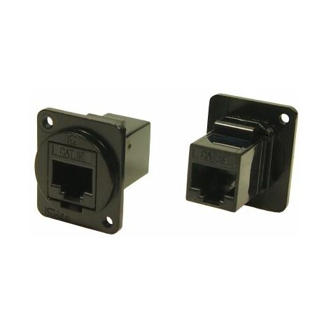 Connecteur Ethernet cat 5e RS PRO Femelle Montage panneau, ports ( Prix pour plateau de 25 )