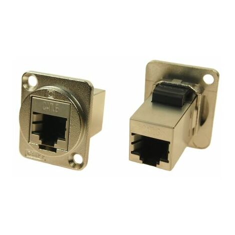 Connecteur Ethernet cat 6 RS PRO Femelle Montage panneau, ports ( Prix pour plateau de 25 )
