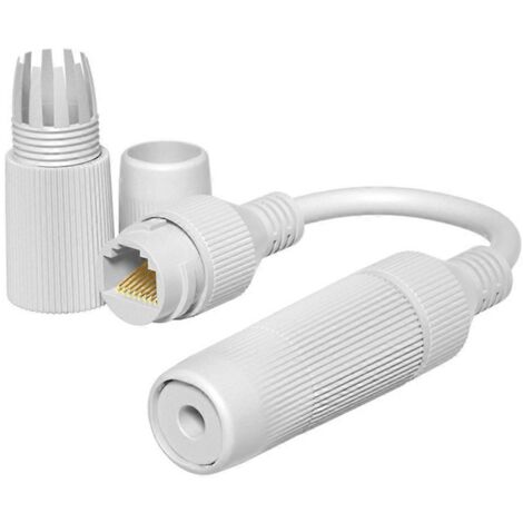 Connecteur Ethernet Femelle RJ45 IP67 Étanche pour Câble Extenseur Extérieur