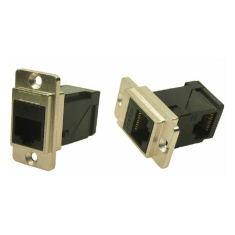 Connecteur Ethernet traversant RJ45 Femelle cat. 5e RS PRO Non blindé ( Prix pour 1 )