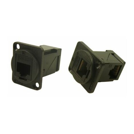 Connecteur Ethernet traversant RJ45 Femelle cat. 5e RS PRO Non blindé ( Prix pour 1 )