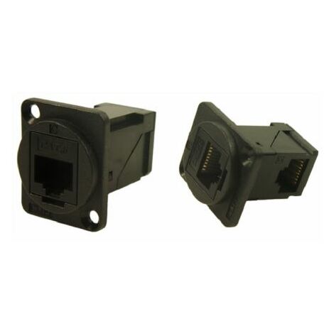 Connecteur Ethernet traversant RJ45 Femelle cat. 6 RS PRO Non blindé ( Prix pour 1 )