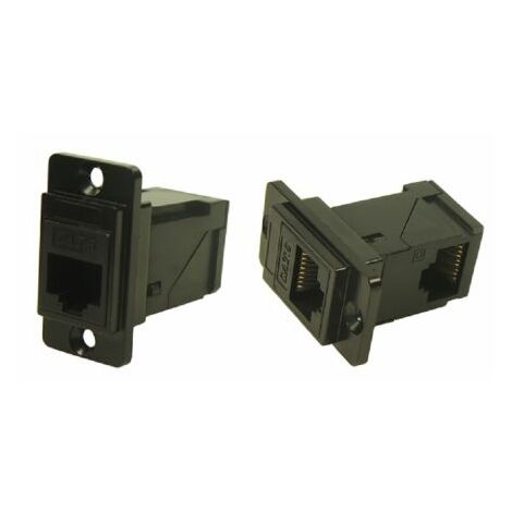 Prise RJ45 Femelle Angle Droit Port Unique Type Offset Traversant