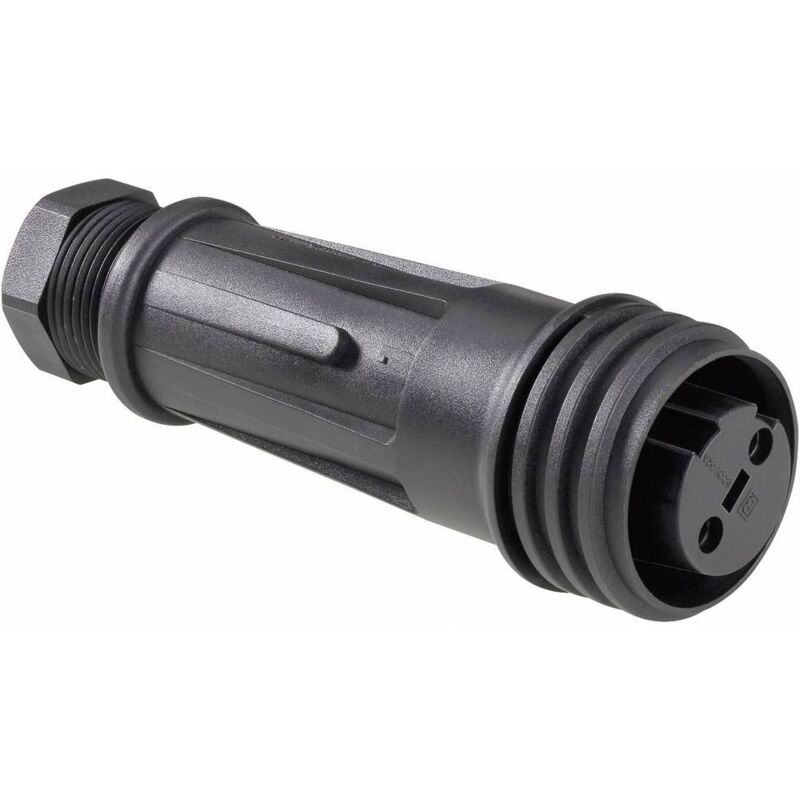 Bulgin - PX0921/03/S Cosse cylindrique mâle femelle, droit Nombre total de pôles: 3 Série (connecteur rond): px 1 pc(s)