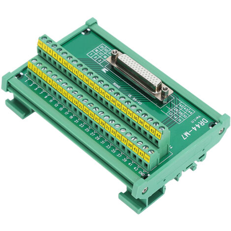 Connecteur Femelle à Bornier DR44-M7, Module de Plaque de Rupture 60V DC pour Câblage Électrique