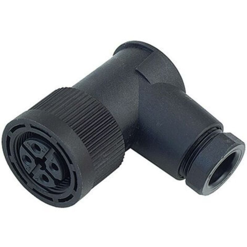 Binder - 09-0440-00-04 Connecteur non confectionné pour capteurs/actionneurs M18 femelle, coudé Nombre de pôles: 4 1 pc(s