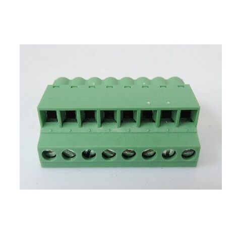 Connecteur femelle de CI vert 1 rangée 8P fil 2,5 mm² débrochable FRONT-MSTB 2,5/ 8-ST-5,08 PHOENIX CONTACT 1777345