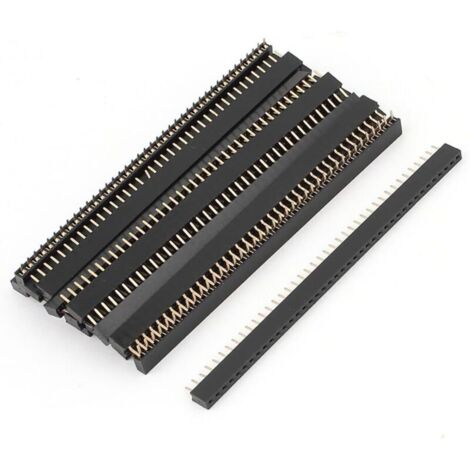 Connecteur femelle droit à 40 broches, pas de 2 mm, rangée unique, pour multiprise (lot de 20).