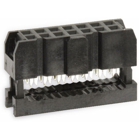 Connecteur femelle ECON CONNECT pour câble plat, pas de 2,54, 14 broches