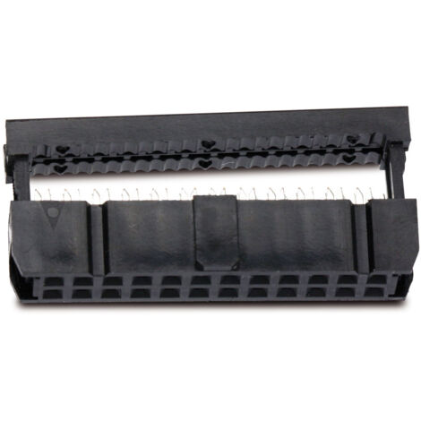 Connecteur femelle ECON CONNECT pour câble plat, pas de 2,54 mm, 24 broches