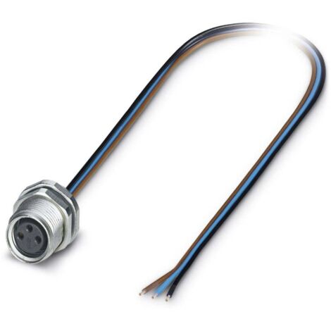 Connecteur femelle encastrable pour capteurs/actionneurs Contenu: 1 pc(s) Phoenix Contact SACC-DSI-M8FS-3CON-M10/0,5 14