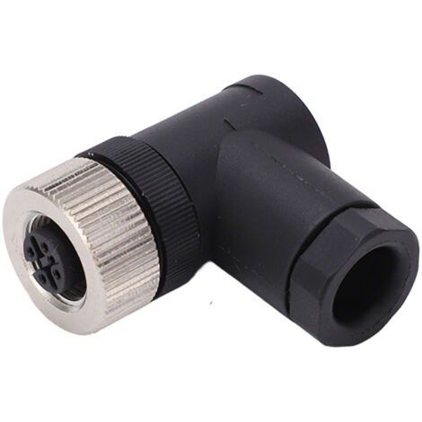 Connecteur Femelle NMEA 2000 Garmin, M12 5 Broches, Montage sur Site, Étanche IP67, Type Courbé