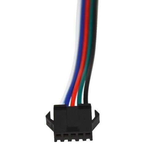 Connecteur femelle pour ruban LED RGBW IP20 avec câble