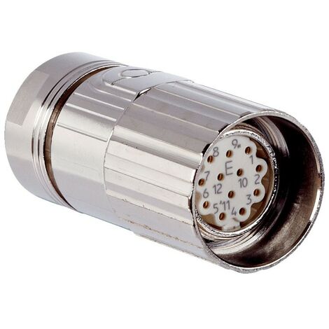 Connecteur femelle Sick pour encodeurs M23 12 Pôles Droit 6027538