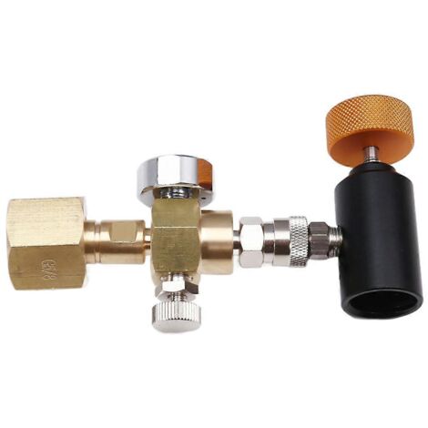 Connecteur gonflable pour bouteille de gaz CO2, valve de remplissage, joint.-AquaForge