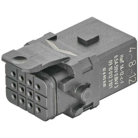 Connecteur Han 1A-12-C-f latch 09100123101 HARTING 1 pc(s) X908082