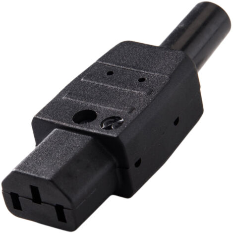 Connecteur IEC Femelle C13 RS PRO, Montage sur câble, 10A ( Prix pour 1 )