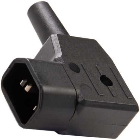 Connecteur IEC Mâle C14 RS PRO, Montage sur câble, 10A ( Prix pour 1 )