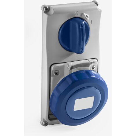 Connecteur industriel RS PRO, 2P+E, 16A, 230 V, Montage panneau ( Prix pour 1 )