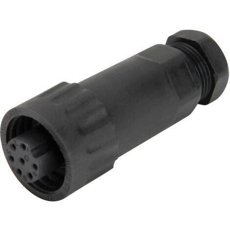 Connecteur IP67 femelle, droit Weipu 814088 Pôle: 6 + terre 10 A 1 pc(s) A608471