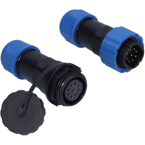Connecteur IP68 Étanche pour Prise Aviation 250V 5A, Câble SP209 Broche Montage