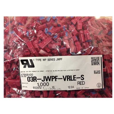 Connecteur JWPF male 3 Voies rouge