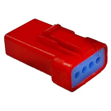 Connecteur JWPF male 4 Voies rouge