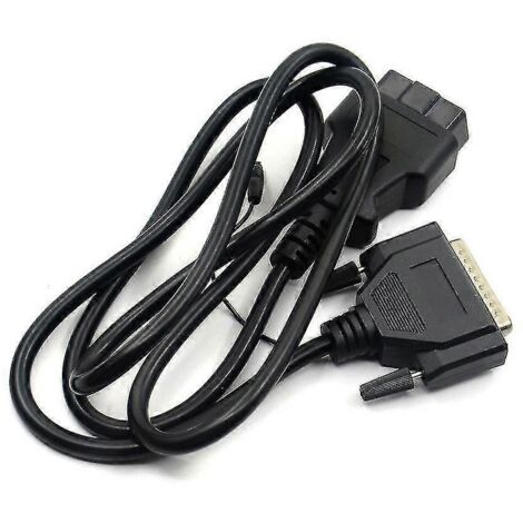 Connecteur Kess V2, câble de test principal 16 broches vers 25 broches, outil de diagnostic OBD2, câbles adaptateurs OBD-II, kits de réglage, convertisseur de broches DB25, câbles d'extension