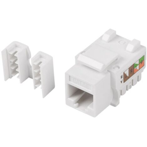 Connecteur Keystone lanberg cat.5e utp rj45 90 degrés