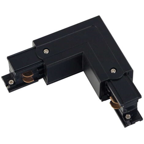 Connecteur L rail 3 circuits noir droit CTLS Nowodvorski