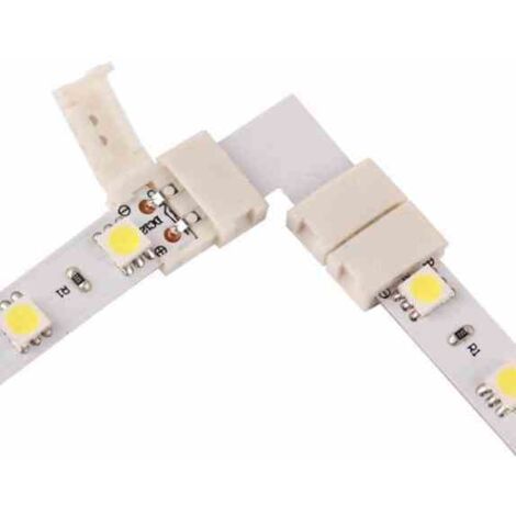 Connecteur LED 8mm. Forme : L