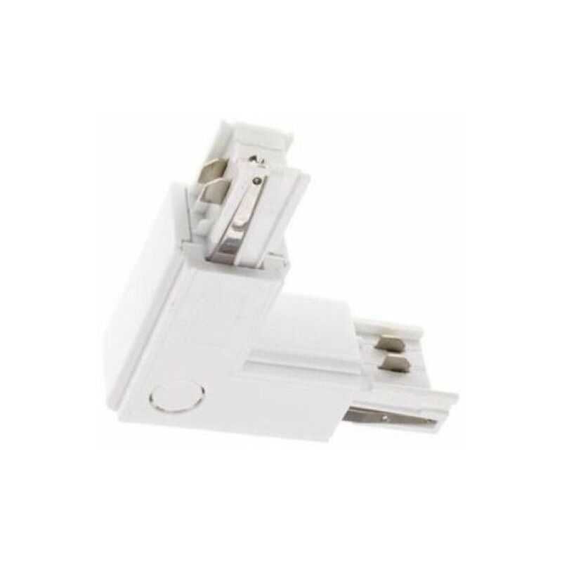 Silamp - Connecteur led d'Angle 90° pour Rail Triphasé blanc Silamp - Connecteur led d'Angle 90° pour Rail Triphasé blanc
