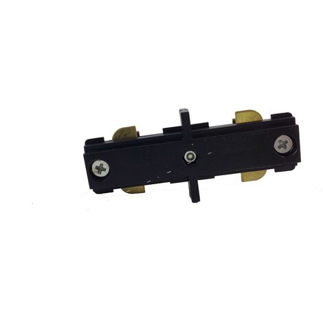 Connecteur linÉaire noir monophasÉ pour rail d'Éclairage À led kit de rail À led 10 piÈces