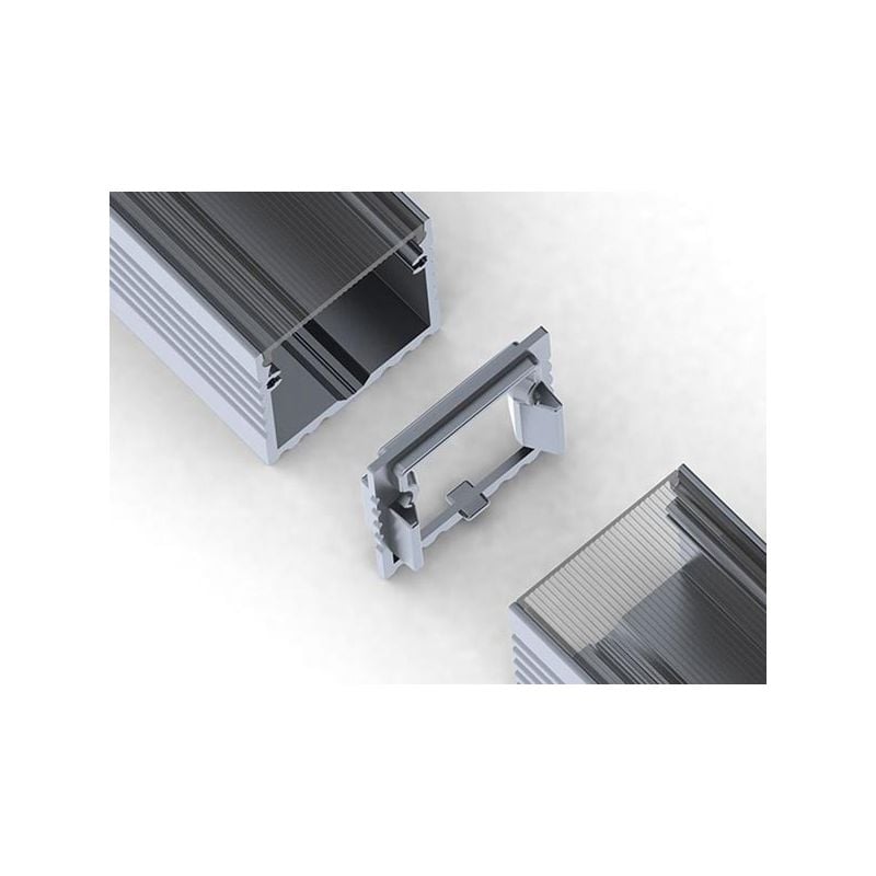 Connecteur linéaire pour profilé en aluminium pour ruban led (pla) - argent Velleman lc-pla