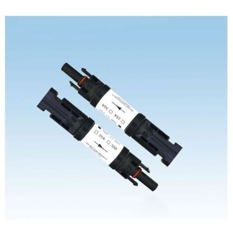 Connecteur M-C-4 avec Diode, 30A DC1000V Diode Parallèle Connecteur de Panneau Solaire M-C-4 Mâle/Femelle PV Solar Énergie Adaptateur de câble Solaire photovoltaïque Adpater (2pc）