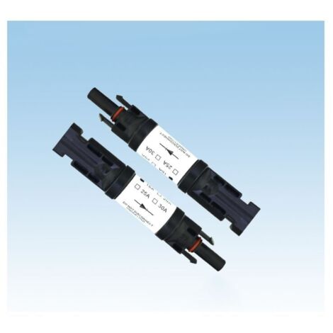 Connecteur M-C-4 avec Diode, 30A DC1000V Diode Parallèle Connecteur de Panneau Solaire M-C-4 Mâle/Femelle PV Solar Énergie Adaptateur de câble Solaire photovoltaïque Adpater (2pc）-LIAIKI