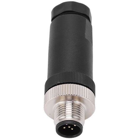 Connecteur M12 Mâle NMEA 2000 5 Fils, Étanche IP67, Installation Facile, Accessoires Bateau pour Réseaux Lowrance