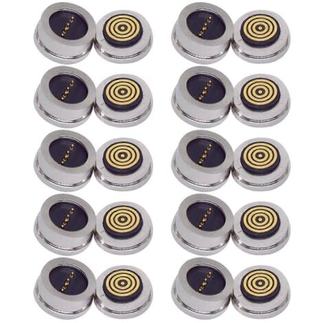 Connecteur magnétique à 4 broches rond à ventouse étanche à 360° --