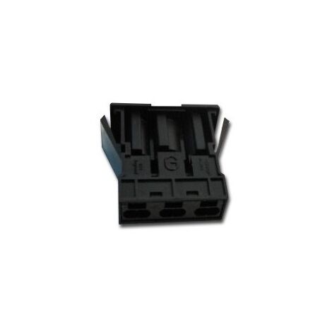 Connecteur mâle 3P noir à encastrer raccordement rapide borne auto LEGRAND 034093