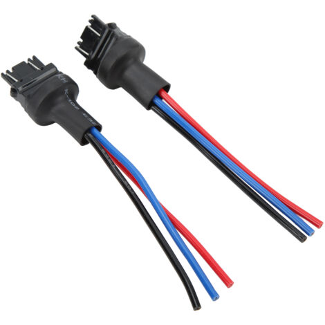 Connecteur mâle câblé pour phares antibrouillard - Adaptateur prise allume-cigare phare voiture