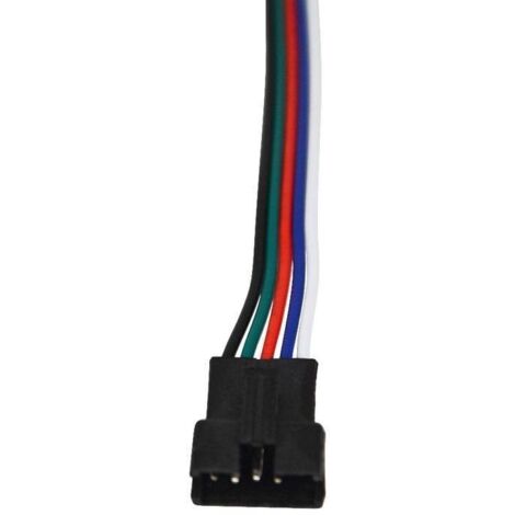 Connecteur mâle pour ruban LED RGBW IP20 avec câble