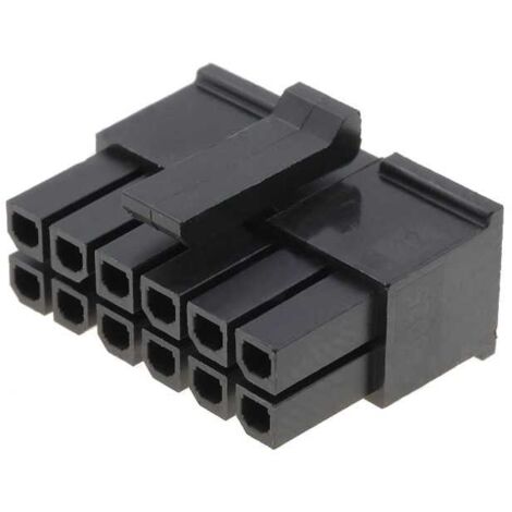 Connecteur Micro Fit mâle 6X2 Voies