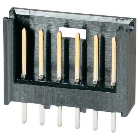 Connecteur Modu II mâle 6 Voies PCB