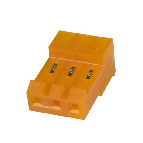 Connecteur MTA 156 Femelle 3 Voies Orange pour câble AWG 18